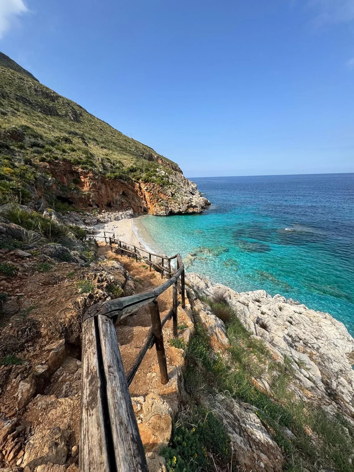 Undeveloped stretch of Sicilian coastline near Cefalù