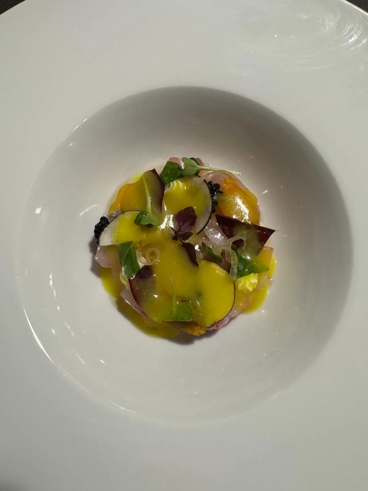 Crudo tartare dish at a Cefalù restaurant